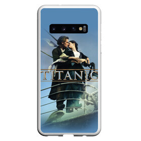 Чехол для Samsung Galaxy S10 с принтом Титаник постер в Курске, Силикон | Область печати: задняя сторона чехла, без боковых панелей | Тематика изображения на принте: 