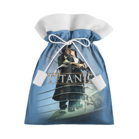 Подарочный 3D мешок с принтом Титаник постер в Курске, 100% полиэстер | Размер: 29*39 см | Тематика изображения на принте: 