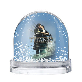 Снежный шар с принтом Титаник постер в Курске, Пластик | Изображение внутри шара печатается на глянцевой фотобумаге с двух сторон | Тематика изображения на принте: 