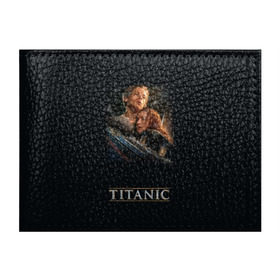 Обложка для студенческого билета с принтом Титаник Джек и Роза в Курске, натуральная кожа | Размер: 11*8 см; Печать на всей внешней стороне | Тематика изображения на принте: 