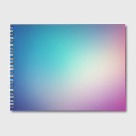 Альбом для рисования с принтом Iphone Theme в Курске, 100% бумага
 | матовая бумага, плотность 200 мг. | blue | gradient | iphone | purple | theme | айфон | градиент | заставка | тема