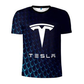 Мужская футболка 3D спортивная с принтом Tesla Motors в Курске, 100% полиэстер с улучшенными характеристиками | приталенный силуэт, круглая горловина, широкие плечи, сужается к линии бедра | Тематика изображения на принте: auto | car | cars | coil | electro | elon | future | logo | moto | motors | musk | pixel | tesla | авто | автомобили | автомобиль | будущее | илон | лого | логотип | маск | мото | моторс | символ | тесла | электричество | электро