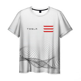 Мужская футболка 3D с принтом Tesla Motors в Курске, 100% полиэфир | прямой крой, круглый вырез горловины, длина до линии бедер | auto | car | cars | coil | electro | elon | future | logo | moto | motors | musk | pixel | tesla | авто | автомобили | автомобиль | будущее | илон | лого | логотип | маск | мото | моторс | символ | тесла | электричество | электро