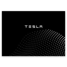Поздравительная открытка с принтом TESLA в Курске, 100% бумага | плотность бумаги 280 г/м2, матовая, на обратной стороне линовка и место для марки
 | auto | car | cars | coil | electro | elon | future | logo | moto | motors | musk | pixel | tesla | авто | автомобили | автомобиль | будущее | илон | лого | логотип | маск | мото | моторс | символ | тесла | электричество | электро