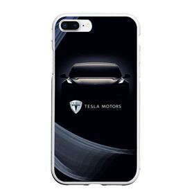 Чехол для iPhone 7Plus/8 Plus матовый с принтом Tesla Model 3 в Курске, Силикон | Область печати: задняя сторона чехла, без боковых панелей | auto | car | cars | coil | electro | elon | future | logo | moto | motors | musk | pixel | tesla | авто | автомобили | автомобиль | будущее | илон | лого | логотип | маск | мото | моторс | символ | тесла | электричество | электро