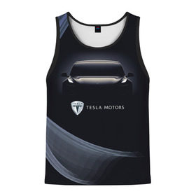 Мужская майка 3D с принтом Tesla Model 3 в Курске, 100% полиэстер | круглая горловина, приталенный силуэт, длина до линии бедра. Пройма и горловина окантованы тонкой бейкой | auto | car | cars | coil | electro | elon | future | logo | moto | motors | musk | pixel | tesla | авто | автомобили | автомобиль | будущее | илон | лого | логотип | маск | мото | моторс | символ | тесла | электричество | электро