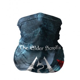 Бандана-труба 3D с принтом THE ELDER SCROLLS в Курске, 100% полиэстер, ткань с особыми свойствами — Activecool | плотность 150‒180 г/м2; хорошо тянется, но сохраняет форму | art game | art skyrim | forest | game | skyrim | the elder scrolls v skyrim | горы | довакин | древние свитки | игра | лес | небо | скайрим