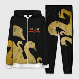 Женский костюм 3D с принтом GUSSI GOLD в Курске,  |  | fasion | gold | gucci | gussi | trend | гусси | гуччи | золото | золотой | мода | одежда | тренд | тренды