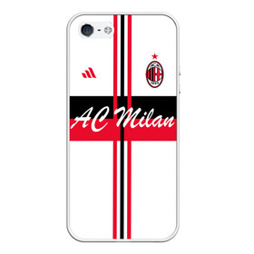 Чехол для iPhone 5/5S матовый с принтом AC Milan в Курске, Силикон | Область печати: задняя сторона чехла, без боковых панелей | ac milan | i rossoneri | il diavolo | дьяволы | италия | итальянский | клуб | красно чёрные | лидер | лучший | милан | профессиональный | рекордсмен | самый | спортивный | суперкубок | успешный | форма