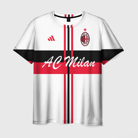 Мужская футболка 3D с принтом AC Milan  в Курске, 100% полиэфир | прямой крой, круглый вырез горловины, длина до линии бедер | ac milan | i rossoneri | il diavolo | дьяволы | италия | итальянский | клуб | красно чёрные | лидер | лучший | милан | профессиональный | рекордсмен | самый | спортивный | суперкубок | успешный | форма