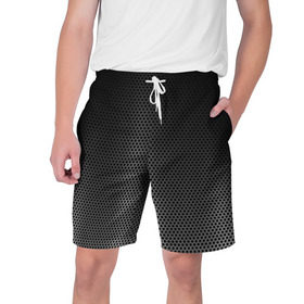 Мужские шорты 3D с принтом Стальная ткань в Курске,  полиэстер 100% | прямой крой, два кармана без застежек по бокам. Мягкая трикотажная резинка на поясе, внутри которой широкие завязки. Длина чуть выше колен | 