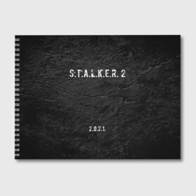 Альбом для рисования с принтом STALKER 2 в Курске, 100% бумага
 | матовая бумага, плотность 200 мг. | 2021 | 2033 | fallout | game | games | metro | monsters | nuclear | radiation | stalker | two | zone | аномалии | аномалия | два | зона | игра | игры | метро | монстры | радиация | россия | сталкер | украина | фоллаут | чернобыль