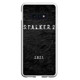 Чехол для Samsung S10E с принтом STALKER 2 в Курске, Силикон | Область печати: задняя сторона чехла, без боковых панелей | Тематика изображения на принте: 2021 | 2033 | fallout | game | games | metro | monsters | nuclear | radiation | stalker | two | zone | аномалии | аномалия | два | зона | игра | игры | метро | монстры | радиация | россия | сталкер | украина | фоллаут | чернобыль