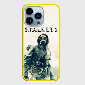 Чехол для iPhone 13 Pro с принтом STALKER 2 в Курске,  |  | Тематика изображения на принте: 2021 | 2033 | fallout | game | games | metro | monsters | nuclear | radiation | stalker | two | zone | аномалии | аномалия | два | зона | игра | игры | метро | монстры | радиация | россия | сталкер | украина | фоллаут | чернобыль