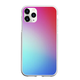 Чехол для iPhone 11 Pro матовый с принтом Colorful Gradient в Курске, Силикон |  | abstract | blue | gradient | iphone | red | theme | абстракция | айфон | градиент | заставка | тема