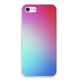 Чехол для iPhone 5/5S матовый с принтом Colorful Gradient в Курске, Силикон | Область печати: задняя сторона чехла, без боковых панелей | abstract | blue | gradient | iphone | red | theme | абстракция | айфон | градиент | заставка | тема