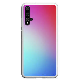 Чехол для Honor 20 с принтом Colorful Gradient в Курске, Силикон | Область печати: задняя сторона чехла, без боковых панелей | Тематика изображения на принте: abstract | blue | gradient | iphone | red | theme | абстракция | айфон | градиент | заставка | тема