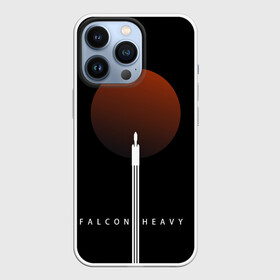 Чехол для iPhone 13 Pro с принтом Falcon Heavy в Курске,  |  | falcon heavy | ilon mask | spacex | tesla | tesla roadster | илон маск | спейс икс | спейс экс | тесла | тесла родстер