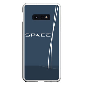 Чехол для Samsung S10E с принтом SPACEX в Курске, Силикон | Область печати: задняя сторона чехла, без боковых панелей | falcon heavy | ilon mask | spacex | tesla | tesla roadster | илон маск | спейс икс | спейс экс | тесла | тесла родстер