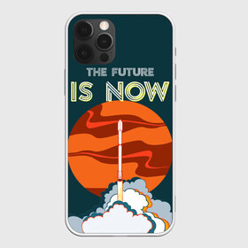 Чехол для iPhone 12 Pro Max с принтом THE FUTURE IS NOW в Курске, Силикон |  | falcon heavy | ilon mask | spacex | tesla | tesla roadster | the future | илон маск | спейс икс | спейс экс | тесла | тесла родстер