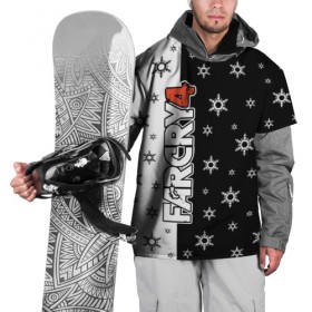 Накидка на куртку 3D с принтом Новогодний Far Cry в Курске, 100% полиэстер |  | 