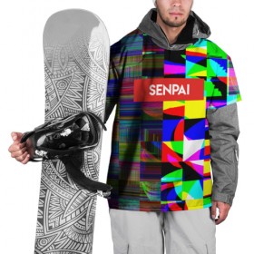 Накидка на куртку 3D с принтом SENPAI в Курске, 100% полиэстер |  | Тематика изображения на принте: 