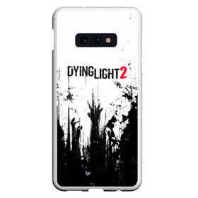 Чехол для Samsung S10E с принтом Dying Light 2 в Курске, Силикон | Область печати: задняя сторона чехла, без боковых панелей | action | axe | dying | horror | light | open | rpg | survival | techland | world | zombie | zombies | выживание | даин | дайинг | зомби | игра | игры | лайт | мир | открытый | про | топор | топорик | ужасы | хоррор | экшн