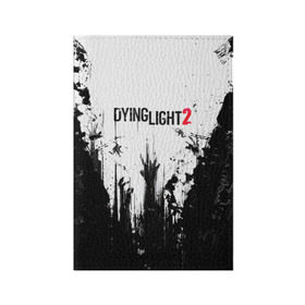 Обложка для паспорта матовая кожа с принтом Dying Light 2 в Курске, натуральная матовая кожа | размер 19,3 х 13,7 см; прозрачные пластиковые крепления | action | axe | dying | horror | light | open | rpg | survival | techland | world | zombie | zombies | выживание | даин | дайинг | зомби | игра | игры | лайт | мир | открытый | про | топор | топорик | ужасы | хоррор | экшн