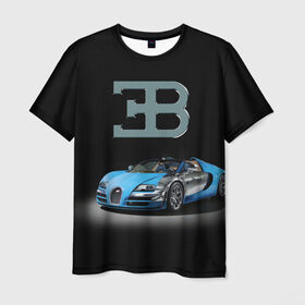 Мужская футболка 3D с принтом Bugatti в Курске, 100% полиэфир | прямой крой, круглый вырез горловины, длина до линии бедер | autosport | bugatti | dark | design | italy | speed | sportcar | streetracing | автомобиль | автоспорт | гонка | дизайн | италия | конюшня | красота | престиж | скорость | спорткар | стритрейсинг | тачка | точило | черный