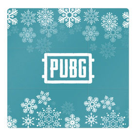 Магнитный плакат 3Х3 с принтом PUBG Новогодний в Курске, Полимерный материал с магнитным слоем | 9 деталей размером 9*9 см | 