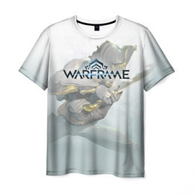 Мужская футболка 3D с принтом Warframe в Курске, 100% полиэфир | прямой крой, круглый вырез горловины, длина до линии бедер | warframe | варфрейм
