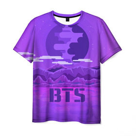 Мужская футболка 3D с принтом BTS BAND в Курске, 100% полиэфир | прямой крой, круглый вырез горловины, длина до линии бедер | bangtan boys | music | богдан бойс | бтс | корея | музыка | парни | поп музыка