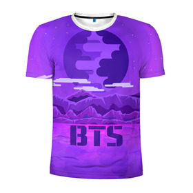 Мужская футболка 3D спортивная с принтом BTS BAND в Курске, 100% полиэстер с улучшенными характеристиками | приталенный силуэт, круглая горловина, широкие плечи, сужается к линии бедра | Тематика изображения на принте: bangtan boys | music | богдан бойс | бтс | корея | музыка | парни | поп музыка