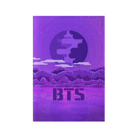 Обложка для паспорта матовая кожа с принтом BTS BAND в Курске, натуральная матовая кожа | размер 19,3 х 13,7 см; прозрачные пластиковые крепления | Тематика изображения на принте: bangtan boys | music | богдан бойс | бтс | корея | музыка | парни | поп музыка