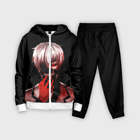 Детский костюм 3D с принтом Ken Kaneki в крови в Курске,  |  | anime | blood | eyepatch | ghoul | kaneki | ken | one eyed | tokyo | tokyoghoul | гуль | канеки | кен | кровь | одноглазый | токийский