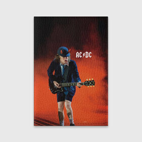 Обложка для паспорта матовая кожа с принтом AC/DC в Курске, натуральная матовая кожа | размер 19,3 х 13,7 см; прозрачные пластиковые крепления | ac d.c. | ac dc | acdc | angus | back | bad | black | chrome | guitar | hard | hell | highway | mucis | red | rock | smoke | young | ангус | гитара | группа | диси | дым | красный | музыка | рок | тяжелый | эйси | эйсидиси | янг
