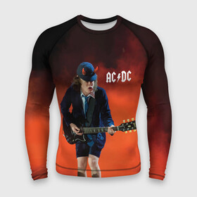 Мужской рашгард 3D с принтом AC DC в Курске,  |  | ac d.c. | ac dc | acdc | angus | back | bad | black | chrome | guitar | hard | hell | highway | mucis | red | rock | smoke | young | ангус | гитара | группа | диси | дым | красный | музыка | рок | тяжелый | эйси | эйсидиси | янг