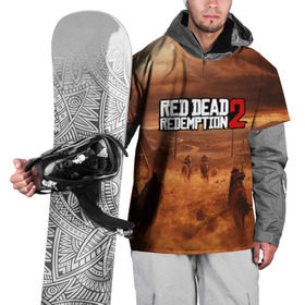 Накидка на куртку 3D с принтом RED DEAD REDEMPTION 2 в Курске, 100% полиэстер |  | game | red dead | red dead redemption 2 | redemption 2 | rockstar games | бандиты | дикий запад | игры | ковбои | оружие