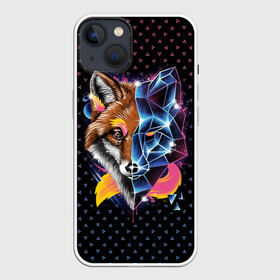 Чехол для iPhone 13 с принтом Super Space Fox в Курске,  |  | cute | fox | foxes | ginger | space | super | tail | забавная | космическая | космос | лис | лиса | лисица | лисицы | лисичка | лисички | лисы | милая | просто | ретро | рыжая | рыжие | смешная | супер | фыр | хвост | хвостик