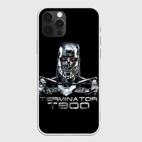 Чехол для iPhone 12 Pro Max с принтом Терминатор Т800 в Курске, Силикон |  | cinema | robot | skull | t800 | terminator | кино | робот | т800 | терминатор | череп