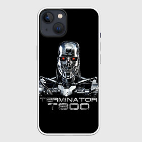 Чехол для iPhone 13 с принтом Терминатор  Т800, в Курске,  |  | cinema | robot | skull | t800 | terminator | кино | робот | т800 | терминатор | череп