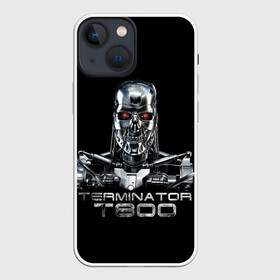 Чехол для iPhone 13 mini с принтом Терминатор  Т800, в Курске,  |  | cinema | robot | skull | t800 | terminator | кино | робот | т800 | терминатор | череп