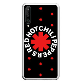 Чехол для Honor P30 с принтом Red Hot Chili Peppers в Курске, Силикон | Область печати: задняя сторона чехла, без боковых панелей | chili | cross | hot | logo | music | peppers | red | red hot chili peppers | rhcp | rock | star | symbol | звезда | звездочка | красная | красный | крест | логотип | музыка | перцы | рок | символ | цветок | цветочек | чили