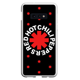 Чехол для Samsung S10E с принтом Red Hot Chili Peppers в Курске, Силикон | Область печати: задняя сторона чехла, без боковых панелей | chili | cross | hot | logo | music | peppers | red | red hot chili peppers | rhcp | rock | star | symbol | звезда | звездочка | красная | красный | крест | логотип | музыка | перцы | рок | символ | цветок | цветочек | чили