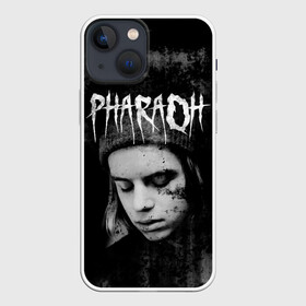 Чехол для iPhone 13 mini с принтом PHARAOH в Курске,  |  | dark | dead | dolor | dynasty | hip | hop | pharaoh | phlora | phloyd | phosphor | rap | raper | redrum | russian | skr | tattoo | yungrussia | глеб | голубин | мрачный | репер | русский | рэп | скр | уаджет | фара | фараон | хип | хоп