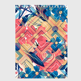 Скетчбук с принтом Абстракция в Курске, 100% бумага
 | 48 листов, плотность листов — 100 г/м2, плотность картонной обложки — 250 г/м2. Листы скреплены сверху удобной пружинной спиралью | abstract | background | design | elements | floral | geometric | summer | texture | текстура | фон