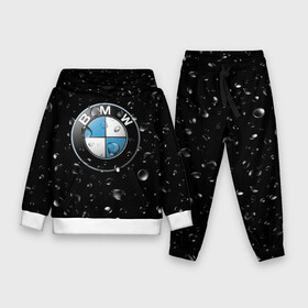 Детский костюм 3D (с толстовкой) с принтом BMW под Дождём в Курске,  |  | auto | bmw | logo | moto | symbol | авто | автомобили | автомобилисту | автомобильная | бмв | гонки | дождь | знак | капли | лого | логотип | марка | машина | машинки | машины | мото | мотоцикл | символ | тачка | тюнинг