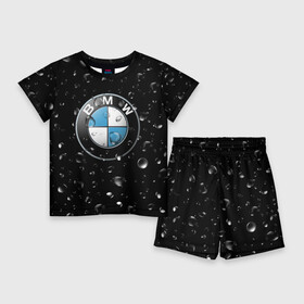 Детский костюм с шортами 3D с принтом BMW под Дождём в Курске,  |  | auto | bmw | logo | moto | symbol | авто | автомобили | автомобилисту | автомобильная | бмв | гонки | дождь | знак | капли | лого | логотип | марка | машина | машинки | машины | мото | мотоцикл | символ | тачка | тюнинг