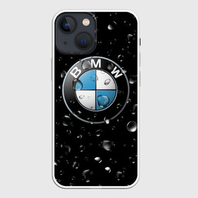 Чехол для iPhone 13 mini с принтом BMW под Дождём в Курске,  |  | Тематика изображения на принте: auto | bmw | logo | moto | symbol | авто | автомобили | автомобилисту | автомобильная | бмв | гонки | дождь | знак | капли | лого | логотип | марка | машина | машинки | машины | мото | мотоцикл | символ | тачка | тюнинг