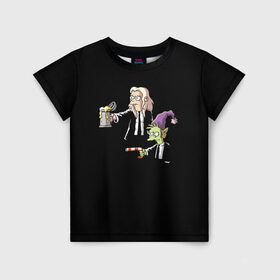 Детская футболка 3D с принтом Disenchantment. Pulp Fiction в Курске, 100% гипоаллергенный полиэфир | прямой крой, круглый вырез горловины, длина до линии бедер, чуть спущенное плечо, ткань немного тянется | криминальное чтиво | разочарование | тарантино | эльф